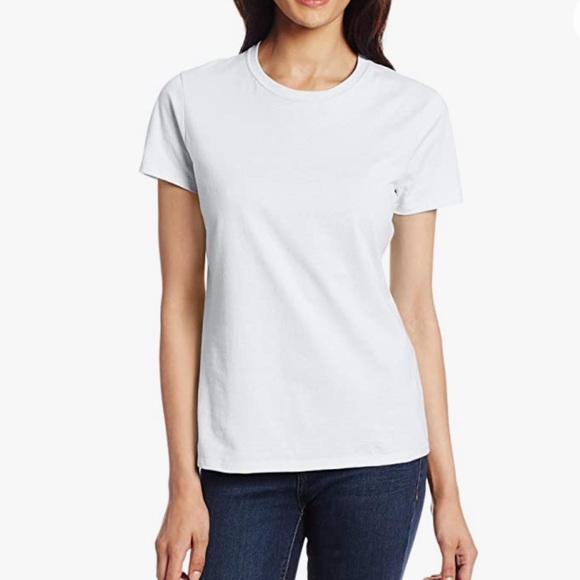 “love” white custom t-shirt with red glitter heart - Picture 3 of 5